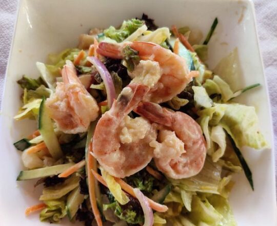 104. PRAWN SALADS - Βραστές γαρίδες με λαχανικά