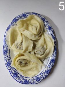 5. Τηγανητά γουοντόν με κιμά